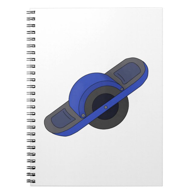 Blue One Wheel Notebook (Front)
