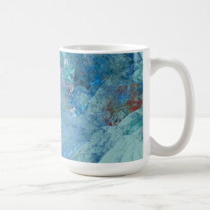 Blue Opal Abstract case for RAZR Coffee Mug