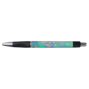 Blue Opal   Modern Glam Promotional Pen