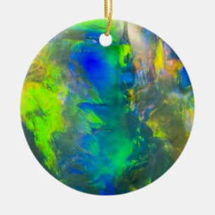 Blue opal Ornament