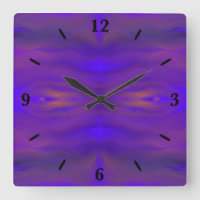 Blue Orange And Purple Abstract Design Pattern