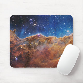 Blue/Orange Carina Nebula | JWST Mouse Pad