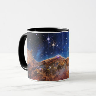 Blue/Orange Carina Nebula | JWST Mug