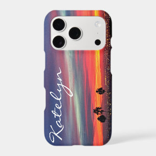Blue Orange Clouds California Sunset Name Script