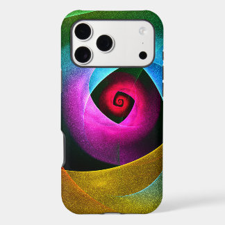 Blue Orange Pink Modern Abstract Art Pattern #24