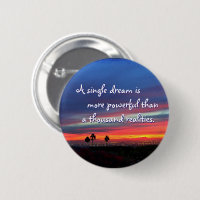 Blue Orange Sunset Photo A Single Dream Quote