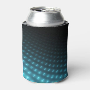 Blue Orbs 3D Can Cooler