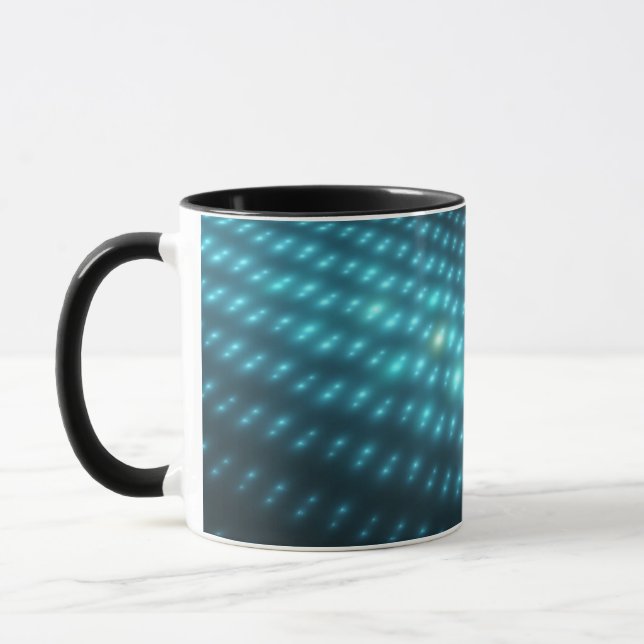 Blue Orbs 3D Mug (Left)