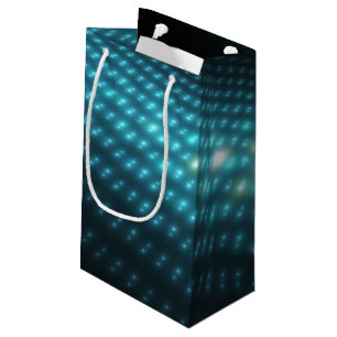 Blue Orbs 3D Small Gift Bag