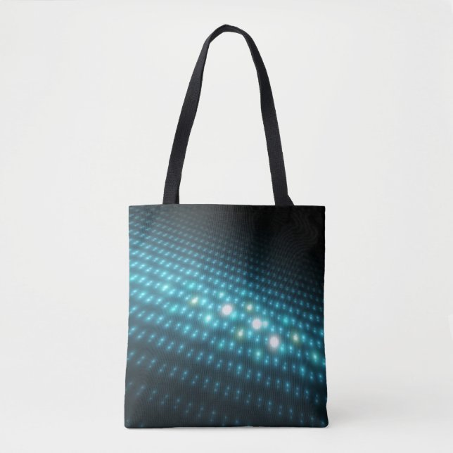 Blue Orbs 3D Tote Bag (Front)