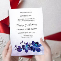 Blue Orchid Tropical Vow Renewal