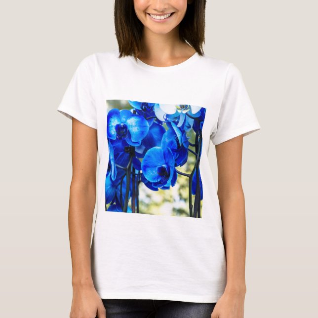 Blue orchids T-Shirt (Front)