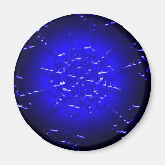 Blue Ornament Magnet
