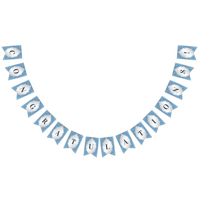 Blue Ornamental Bunting Flag (All)