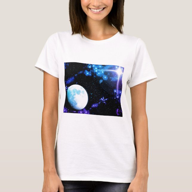 Blue Outer Space T-Shirt (Front)