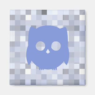 Blue Owl 2 Inch Magnet
