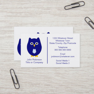 Blue Owl Design Business Card