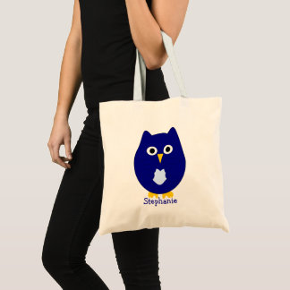 Blue Owl Design Personalised Tote Bag