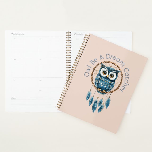 Blue Owl Dream Catcher Planner (Display)