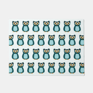 Blue Owl illustration Doormat