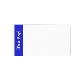 Blue Owl "It's a Boy" Address Labels