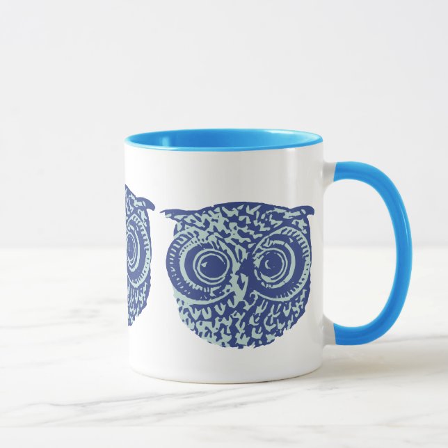 Blue Owl Mug (Right)