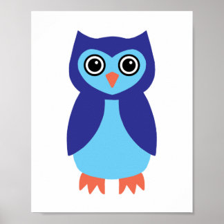 Blue Owl Poster