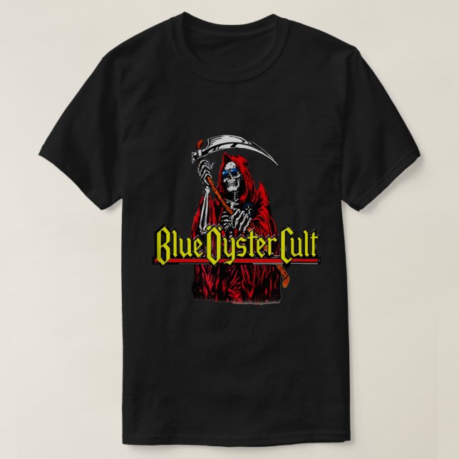 Blue Oyster Cult music Rock band Ecelna Essential  T-Shirt (Design Front)