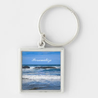 Blue Pacific Ocean With Name