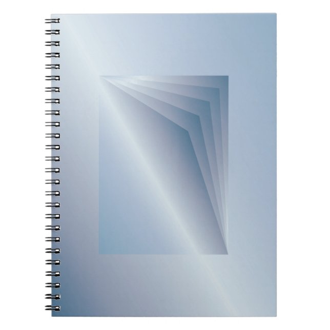 blue pages spiral notebook (Front)