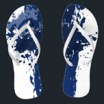 Blue Paint Splatter - Wedding Party Supply - Jandals<br><div class="desc">The blue paint splatter decorates flip flops which are part of the Splatter wedding design. The all-season blue wedding party supply is great for offering alternative footwear to guests at a beach wedding. Does the royal-blue hue differ from the one you envisioned? Change it! Browsing the Plan to Wed Store...</div>