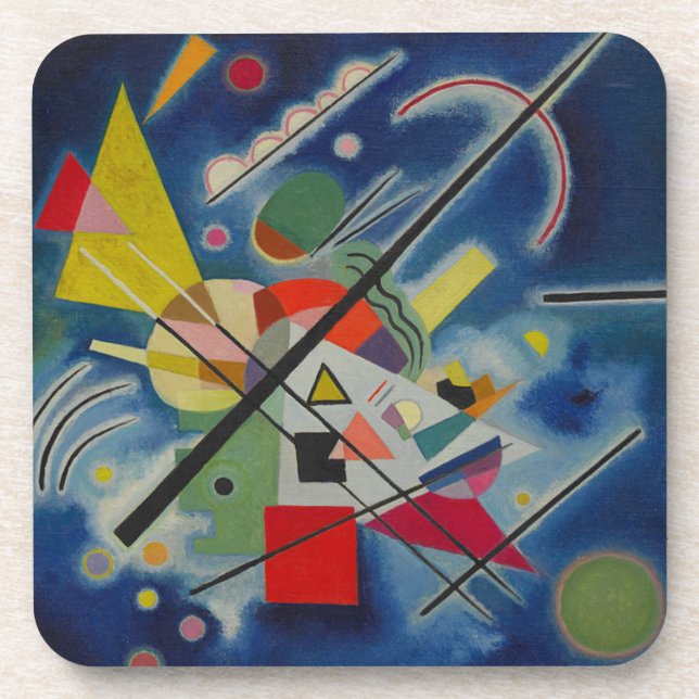 Blue Painting by Kandinsky Coaster (Front)