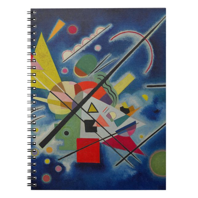 Blue Painting by Kandinsky Spiral Notebook (Front)