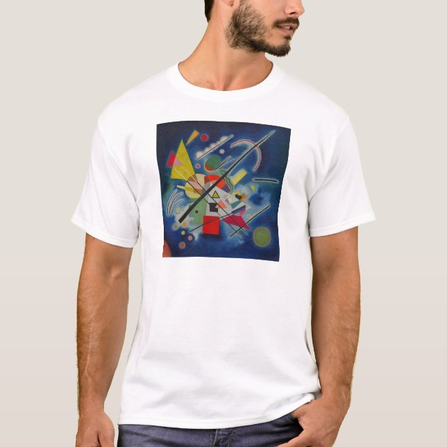 Blue Painting by Kandinsky T-Shirt (Front)