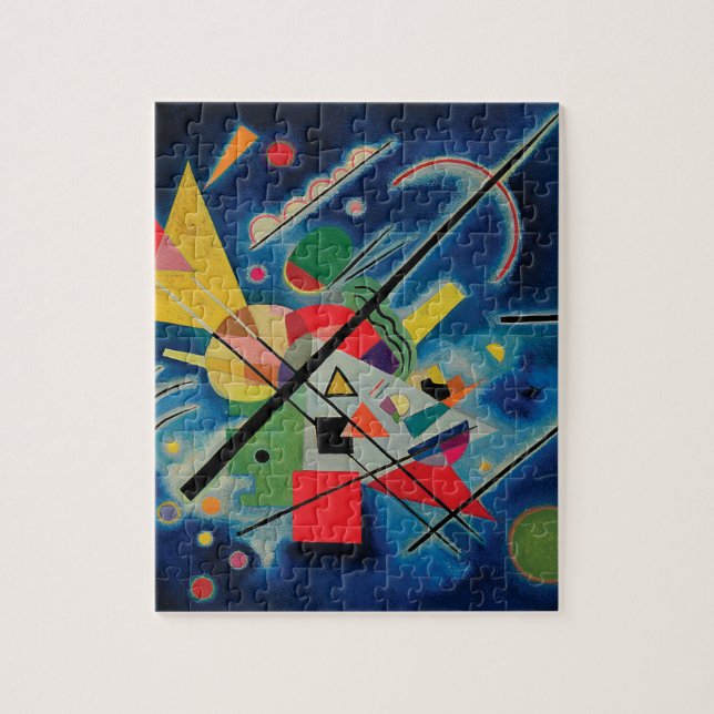 Blue Painting by Wassily Kandinsky Jigsaw Puzzle (Vertical)