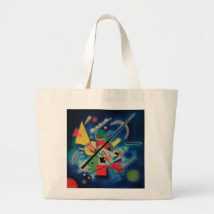 Blue Painting by Wassily Kandinsky Large Tote Bag