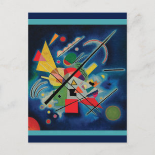 Blue Painting by Wassily Kandinsky Postcard