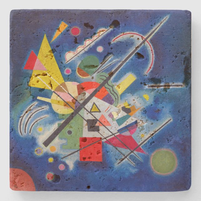 Blue Painting | Wassily Kandinsky | Stone Coaster (Front)
