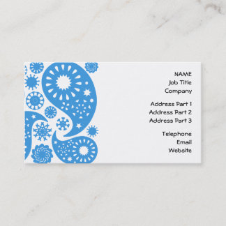 Blue Paisley. Business Card