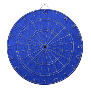 Blue Paisley Dartboard
