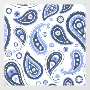 Blue Paisley Pattern