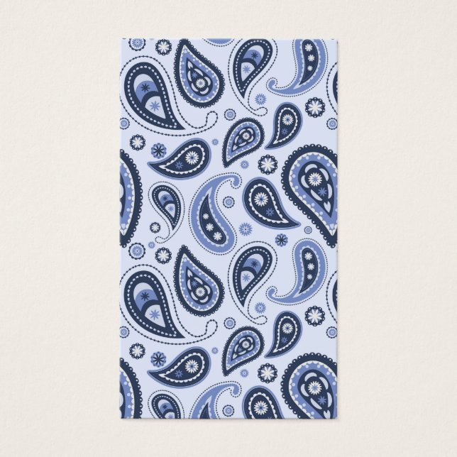 Blue Paisley Pattern (Front)