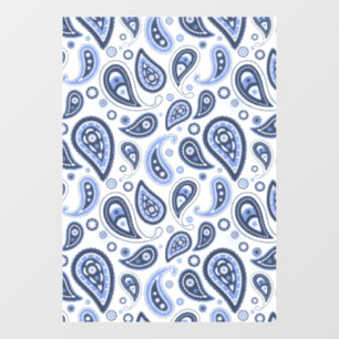 Blue Paisley Pattern