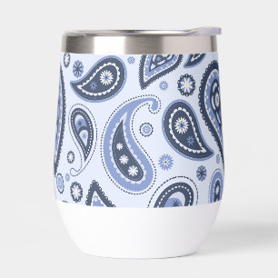 Blue Paisley Pattern