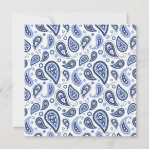 Blue Paisley Pattern Announcement