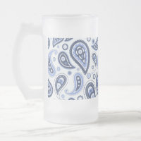 Blue Paisley Pattern