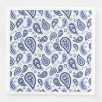 Blue Paisley Pattern