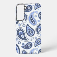 Blue Paisley Pattern