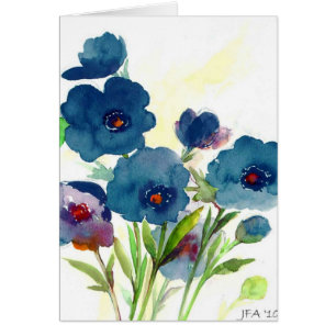 Blue pansies