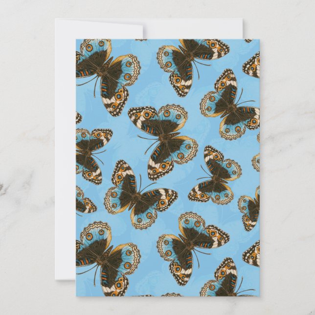 Blue Pansy Butterfly pattern (Front)